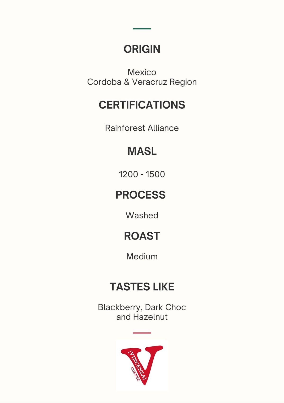 Seasonal Single Origin - MEXICO